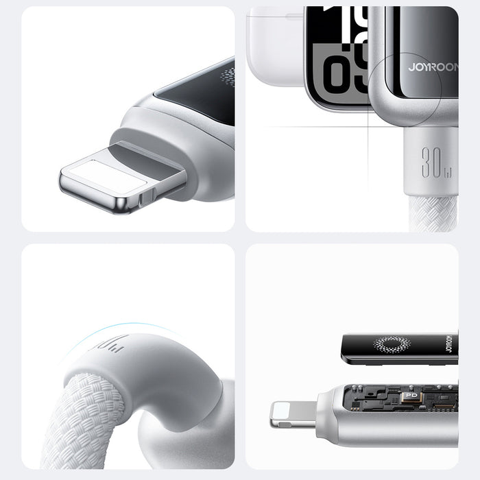 Joyroom S-A55 StarFlight 30W USB-C - Lightning cable 1.2m - white