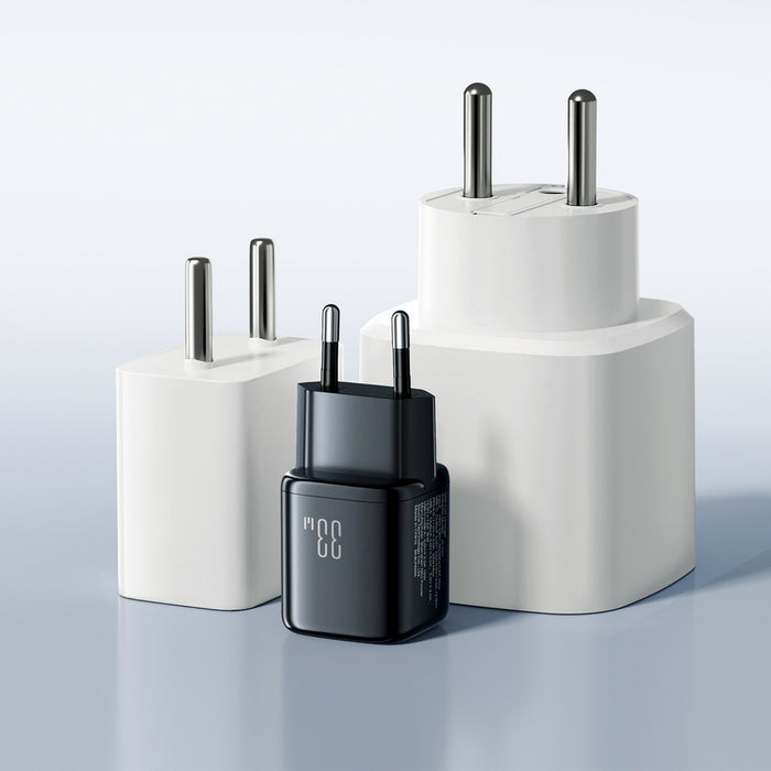 Joyroom JR-TG7 33W USB-A + USB-C Wall Charger - Black
