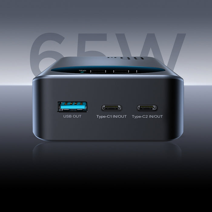 Joyroom JR-PBF05 Pro 30000mAh 65W Powerbank with Digital Display 2x USB-C 1x USB-A - Black