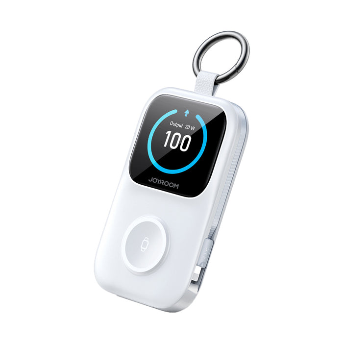 Joyroom JR-W19 5000mAh Powerbank with 5W Wireless Watch Charging - White