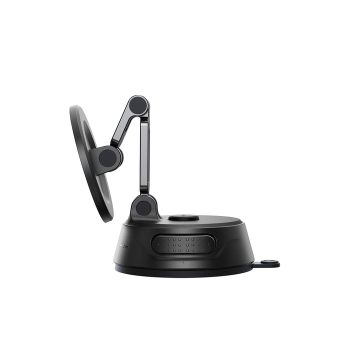 Joyroom JR-ZS51 magnetic car holder with suction cup for windshield or dashboard - black