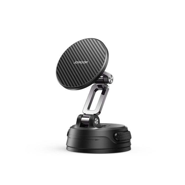 Joyroom JR-ZS51 magnetic car holder with suction cup for windshield or dashboard - black