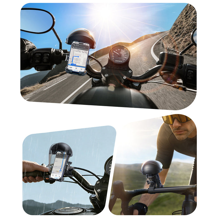 Joyroom JR-ZS526 Bike Holder with Sun Visor Automatic - Black
