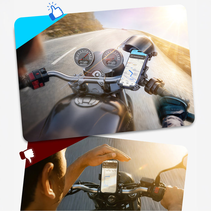 Joyroom JR-ZS526 Bike Holder with Sun Visor Automatic - Black