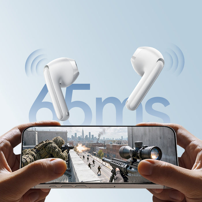 Joyroom JR-FB1 Funpods Bluetooth 6.0 In-Ear TWS Wireless Headphones with AI Functions - White