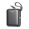Joyroom Mini PowerBank JR-PBF27 22.5W with dual cable 10000mAh (black)