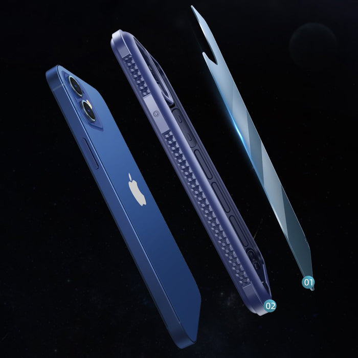 Joyroom Frigate Series durable hard case for iPhone 12 Pro Max blue (JR-BP772)