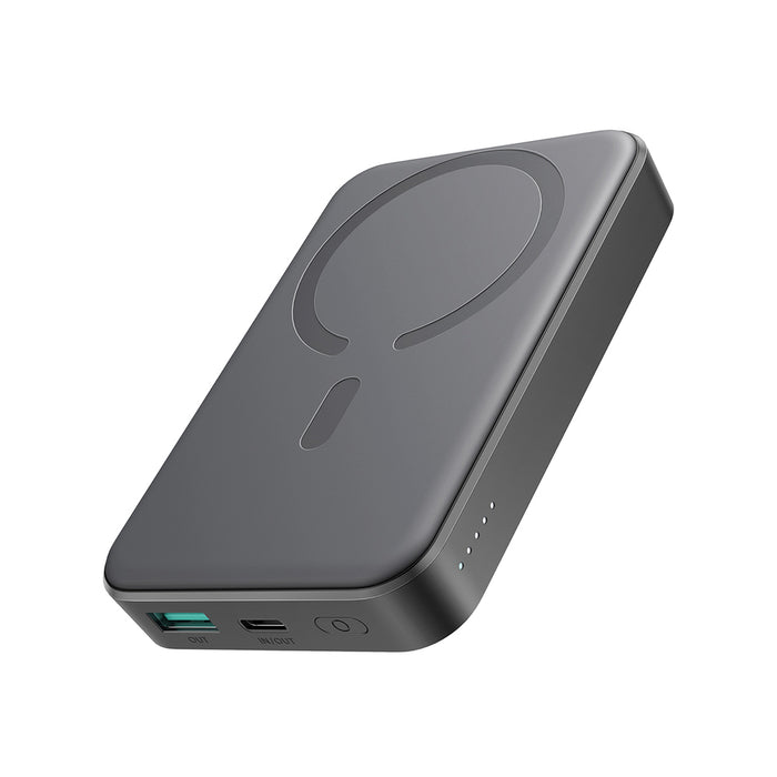 Joyroom JR-W020 20W 10000mAh MagSafe Power Bank + USB-C - USB-C 0.25m Cable - Black