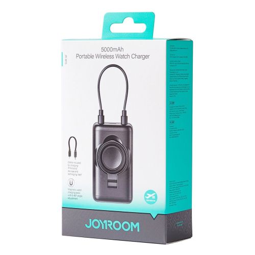 Joyroom JR-W13 5000mAh powerbank with Apple Watch charging (black)