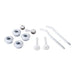 JOZI ALUMINUM RADIATOR MOUNTING KIT - Фитинги и аксесоари за отопление<<<Отоплителна инсталация<<<Отопление Охлаждане и