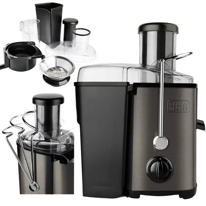 Juicer Black + Decker BXJE600E (600W; black) - JuicersAGD-SOK<<<Home Appliance - ProductsAGD<<<ActionPL