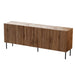 JUNGLE chest of drawers 190x40.5x74.5 oak wotan + black legs - Chests of drawers made of furniture