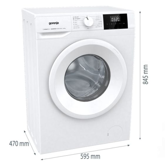 Washing machine GORENJE WNGPI72SBS 7 kg, 1200 rpm, 47 cm