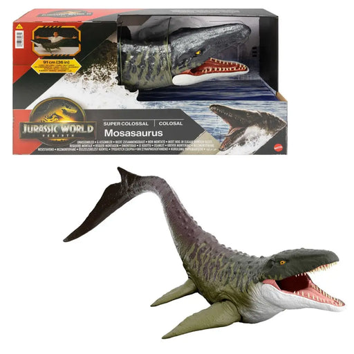 Jurassic World - Dinozaur KOLOSALNY MOZAZAUR 91 cm JGB51 - DinosaursFIG-DIN<<<(Games and toys) FiguresFIG<<<ActionPL