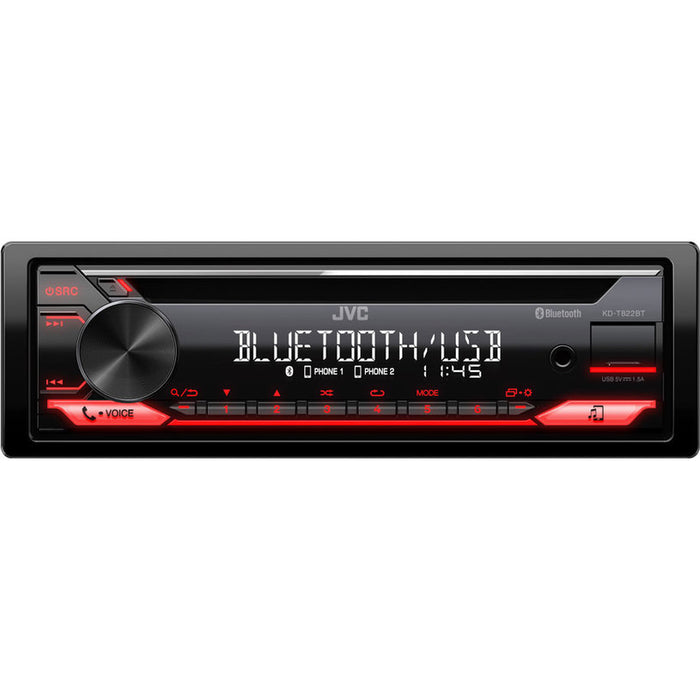 Auto Receiver JVC KD-T822BT BLUETOOTH, 4 X 50 W, USB