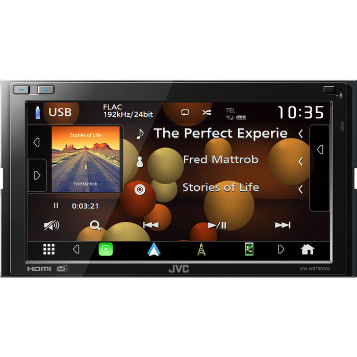 Auto Receiver JVC KW-M875DBW BLUETOOTH, 4 X 45 W, USB