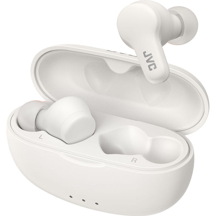 True wireless headphones JVC HA-A7T2-WE WIRELESS CONNECTION, WHITE