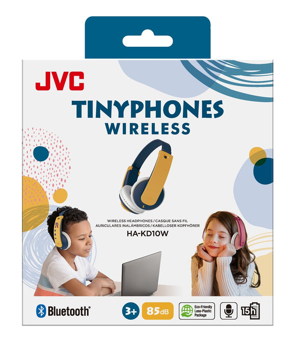 JVC Tinyphones Bluetooth Yellow/Blue