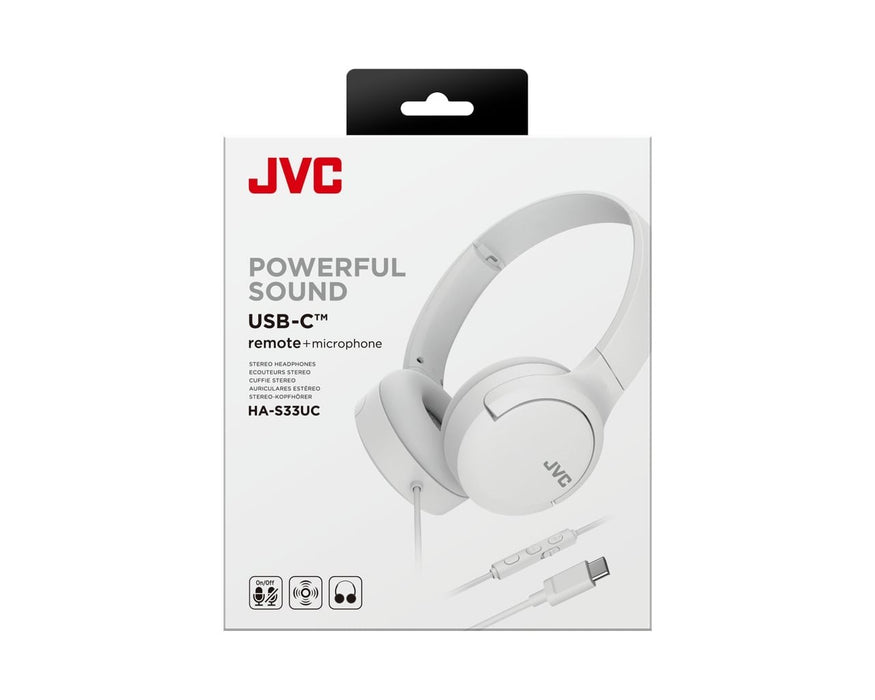 JVC HA-S33UCWU - headphones, white