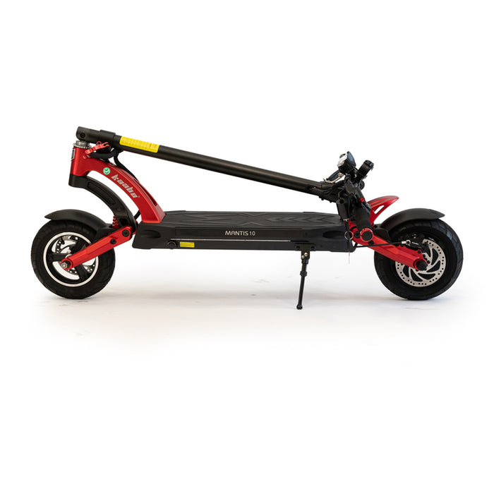 Electric scooter-scooter KAABO MANTIS 10 ECO 800W RED UP TO 50 KM/H, MILEAGE UP TO 70 KM