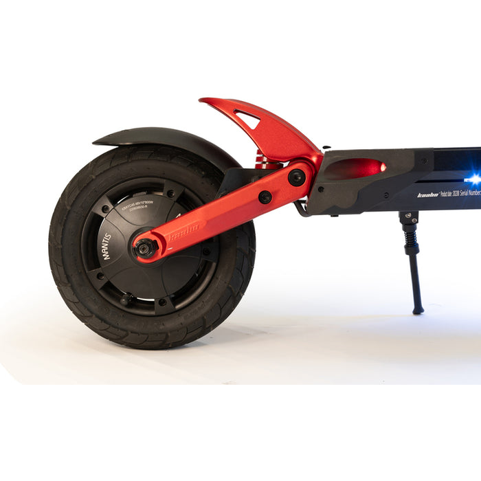 Electric scooter-scooter KAABO MANTIS 10 ECO 800W RED UP TO 50 KM/H, MILEAGE UP TO 70 KM