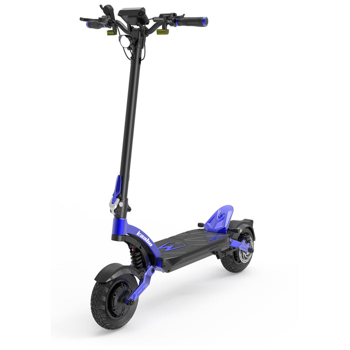 Electric scooter-scooter KAABO MANTIS X PLUS BLUE UP TO 55 KM/H, MILEAGE UP TO 75 KM