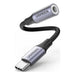 КАБЕЛ АДАПТЕР USB-C/3.5мм АУДИО 10СМ UGREEN - ЧЕРЕН - USB хъбове и адаптери<<<Компютърна периферия<<<AmperelB2B