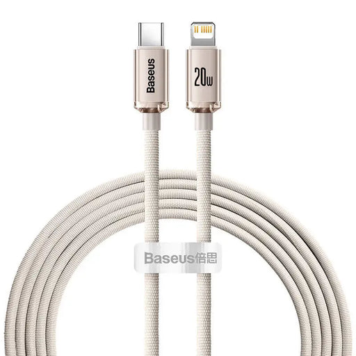 Kabel USB-C do iP Baseus Crystal Shine 20W 2m (różowy) - USB-C to Lightning<<<USB cables<<<GSM Accessories<<<InnproXML