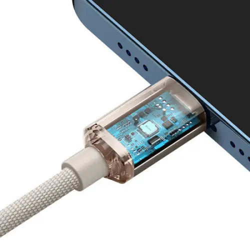 Kabel USB-C do iP Baseus Crystal Shine 20W 2m (różowy) - USB-C to Lightning<<<USB cables<<<GSM Accessories<<<InnproXML