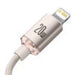 Kabel USB-C do iP Baseus Crystal Shine 20W 2m (różowy) - USB-C to Lightning<<<USB cables<<<GSM Accessories<<<InnproXML