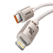 Kabel USB-C do iP Baseus Crystal Shine 20W 2m (różowy) - USB-C to Lightning<<<USB cables<<<GSM Accessories<<<InnproXML