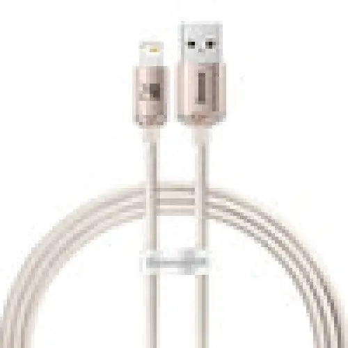 Kabel USB do iP Baseus Crystal Shine 2.4A 1.2m (różowy) - USB to Lightning<<<USB cables<<<GSM
