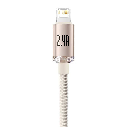 Kabel USB do iP Baseus Crystal Shine 2.4A 1.2m (różowy) - USB to Lightning<<<USB cables<<<GSM