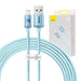 Kabel USB do iP Baseus Crystal Shine 2.4A 2m (niebieski) - USB to Lightning<<<USB cables<<<GSM Accessories<<<InnproXML