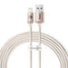 Kabel USB do iP Baseus Crystal Shine 2.4A 2m (różowy) - USB-C to Lightning<<<USB cables<<<GSM Accessories<<<InnproXML