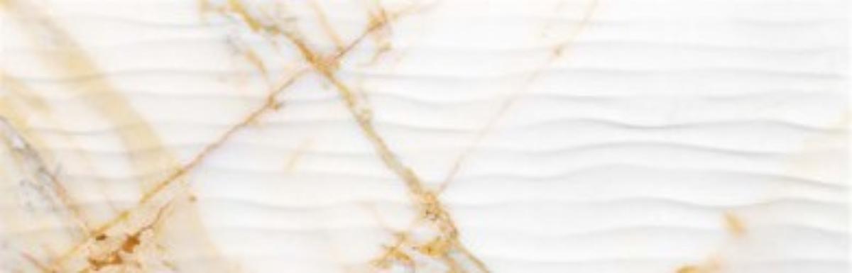 WALL TILE 24.4X74.4 BREEZE WAVE WHITE