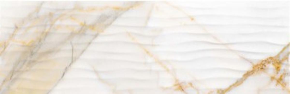 WALL TILE 24.4X74.4 BREEZE WAVE WHITE