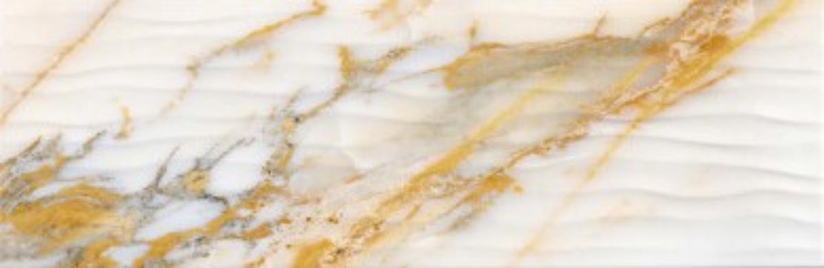 WALL TILE 24.4X74.4 BREEZE WAVE WHITE