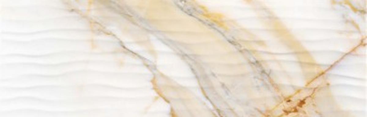 WALL TILE 24.4X74.4 BREEZE WAVE WHITE