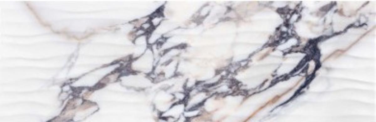 WALL TILE 24.4X74.4 COIN WAVE WHITE
