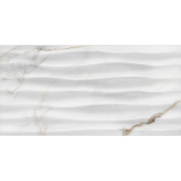 FAIENCE KAI BREEZE WAVE WHITE 30X60 CM