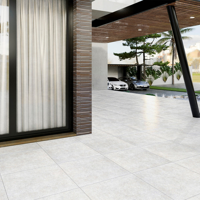 PORCELAIN TILE KAI TRAFFIC WHITE 60X60 CM