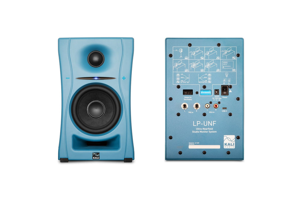 Kali Audio LP-UNF-B - a pair of Bluetooth monitor speakers (blue)