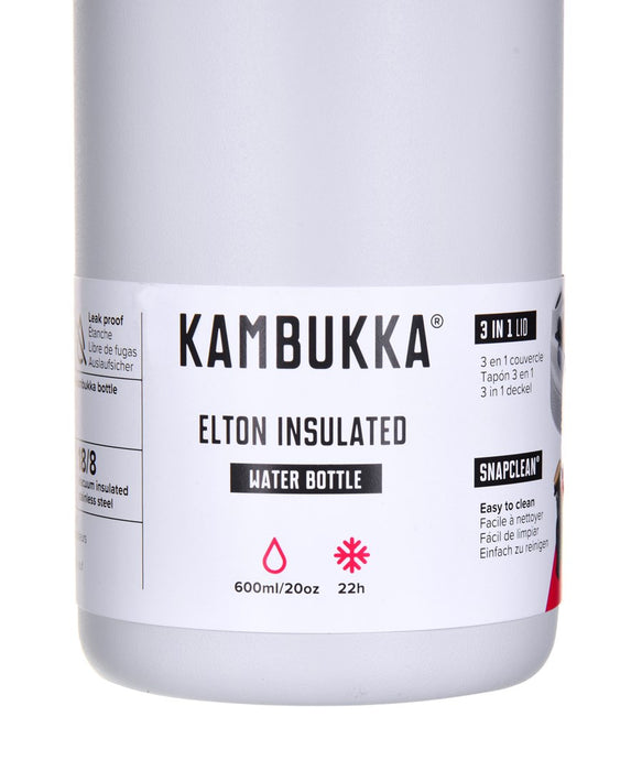 Kambukka Elton Insulated Chalk White - thermal bottle, 600 ml