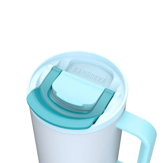 Thermal mug with telescopic straw Kambukka Rio Tumbler 950ml Frosty Coconut