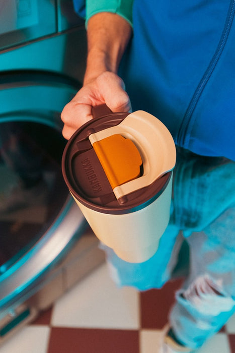 Thermal mug with telescopic straw Kambukka Rio Tumbler 950ml Almond Dream