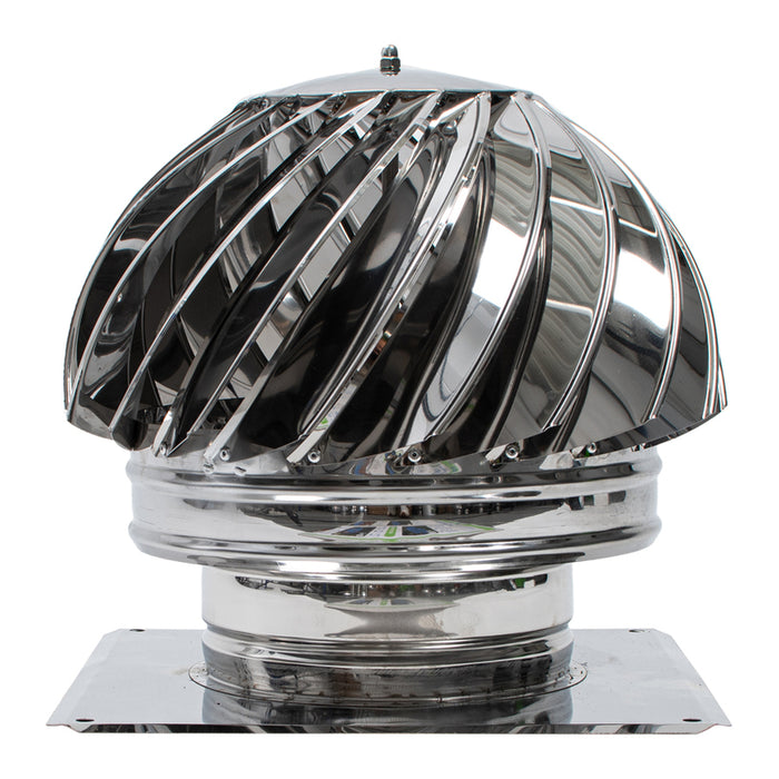ROTATING CAP WITH STAINLESS STEEL PLATES 250/250MM KAMININOX