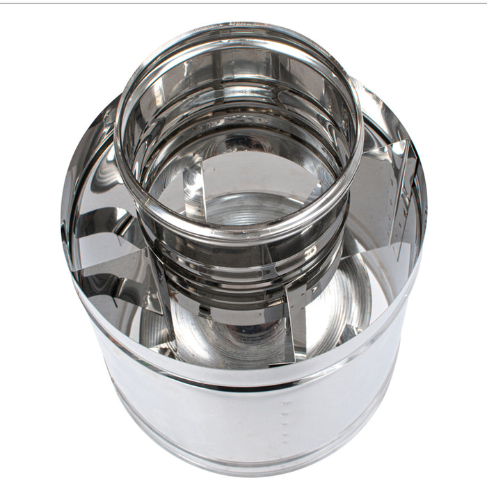 PAGODA STAINLESS STEEL F80MM KAMININOX