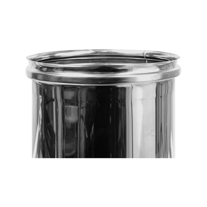 CHIMNEY DOUBLE F100-150MM, LENGTH 50CM KAMININOX