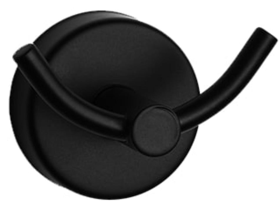 DOUBLE BATHROOM HANGER BLACK MAT